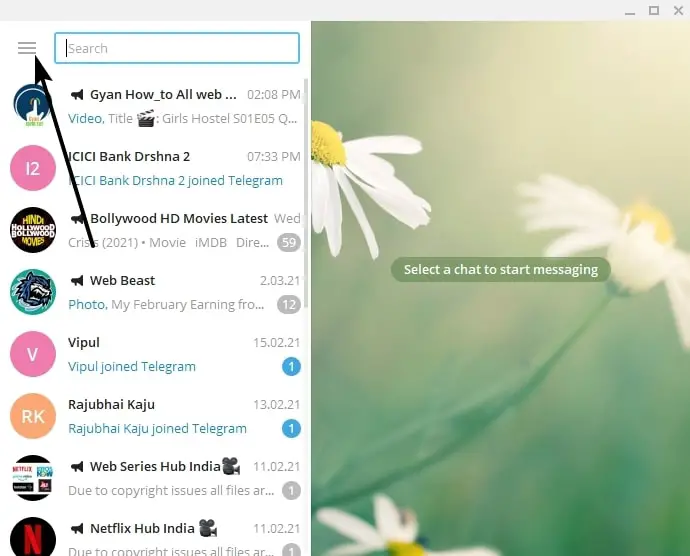 recover deleted telegram messages