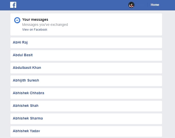 recover deleted facebook messages