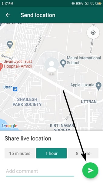 track location of someone’s whatsapp number
