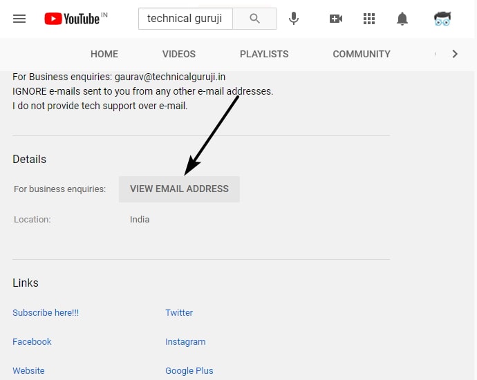 youtube email finder