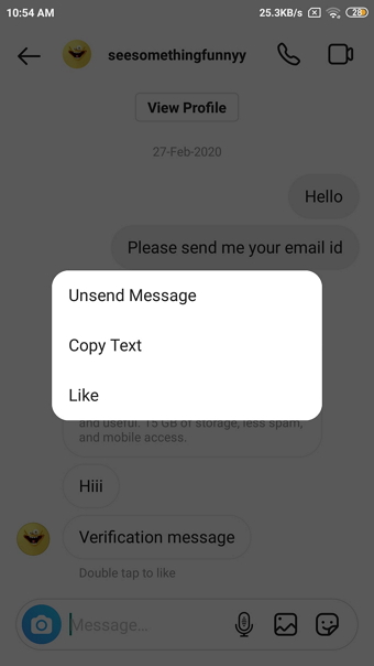 delete instagram messages from both sides