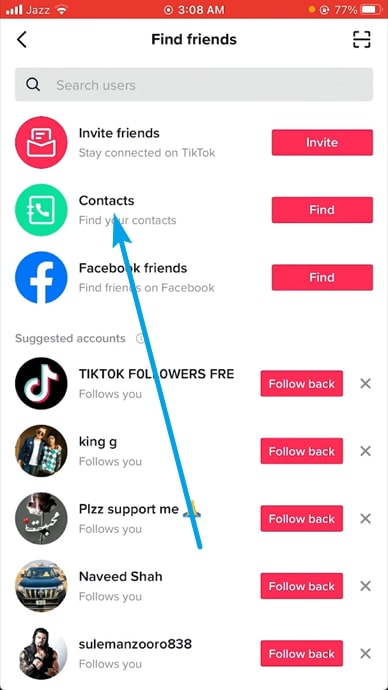 find someone on tiktok by phone number