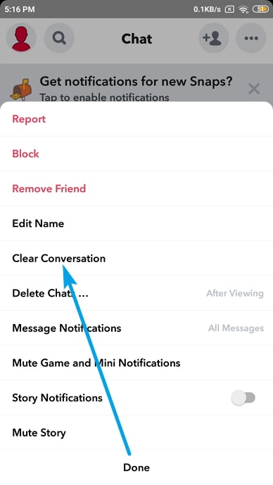 hide someone on snapchat without blocking