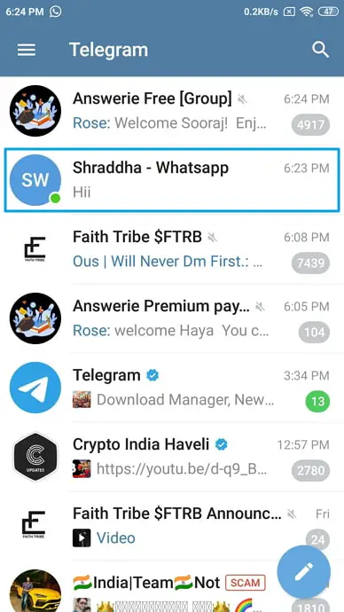 mark messages as unread on telegram