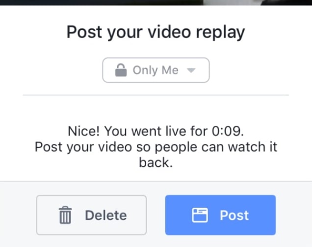 recover deleted facebook live videos