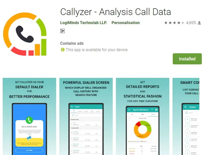 check total call duration in android phone