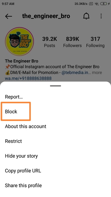 hide someone on instagram without blocking
