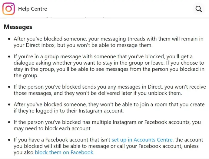 if someone blocked you on instagram will they see your messages