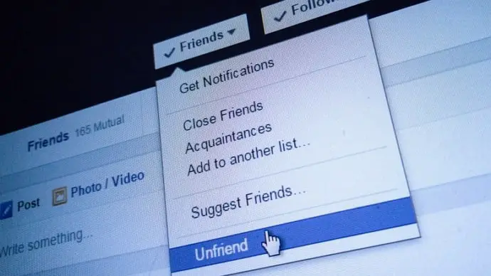 see when someone unfriended you on facebook