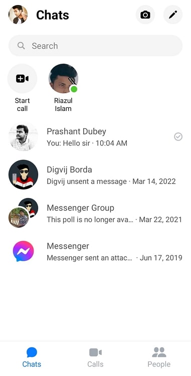 delete messenger message after 10 minutes