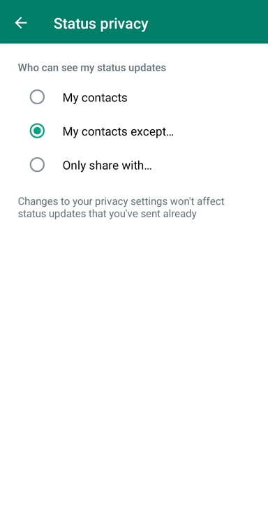 know if someone screenshot your whatsapp status