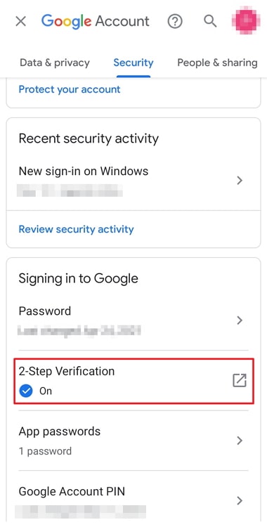 turn off 2-step verification in gmail