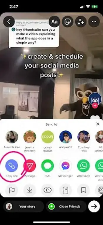 can i post tiktok videos on instagram without copyright