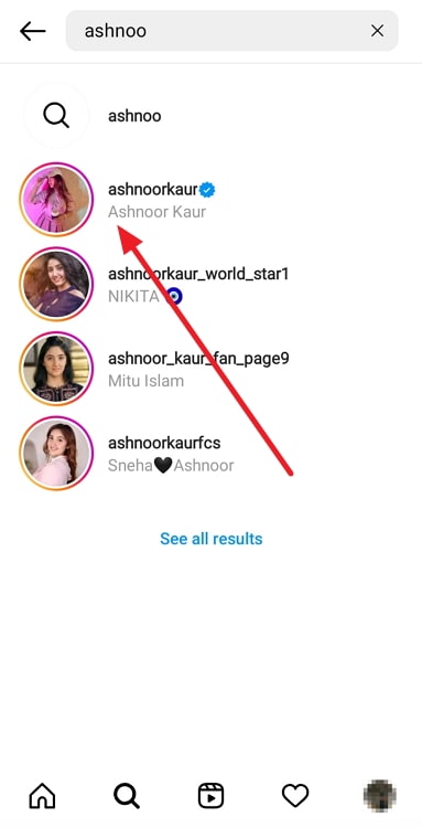 find common followers of two separate instagram accounts