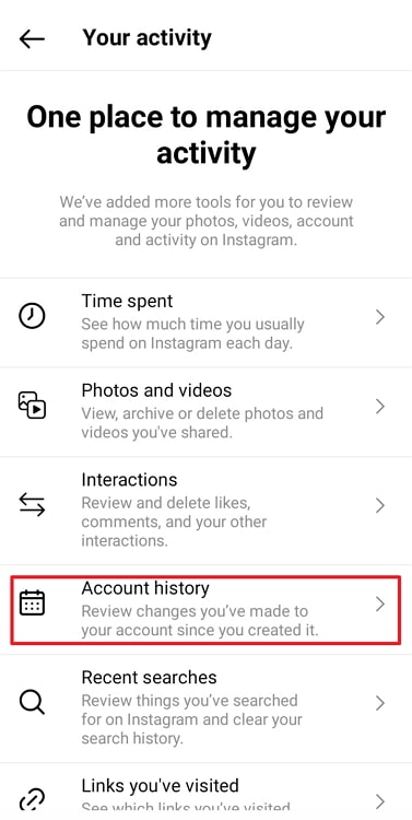 remove former usernames on instagram