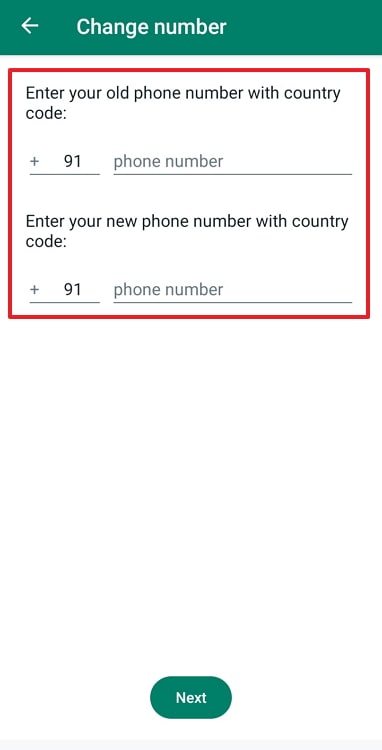 can blocked contacts see my newly changed phone number on whatsapp