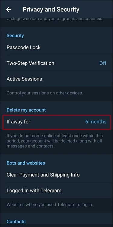 if you uninstall telegram, will all your account data be deleted permanently