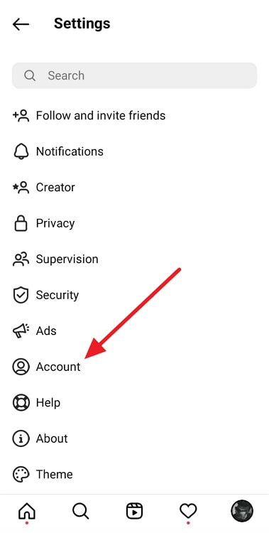 tell if instagram profile is private or public after following it