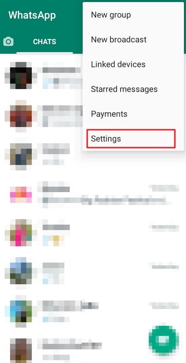 hide your name from participants in whatsapp group