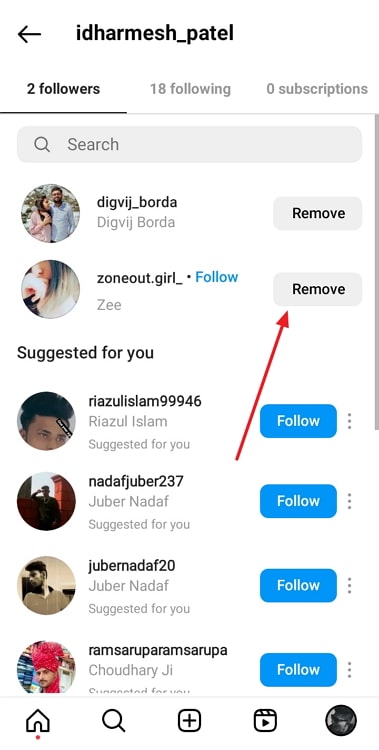 stop bots from following you on instagram