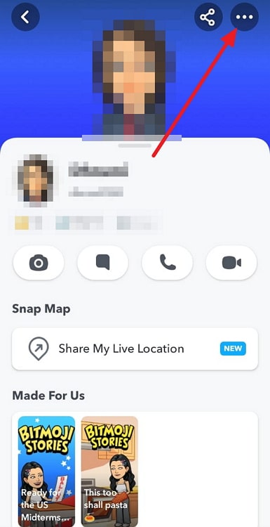 disable calls on snapchat