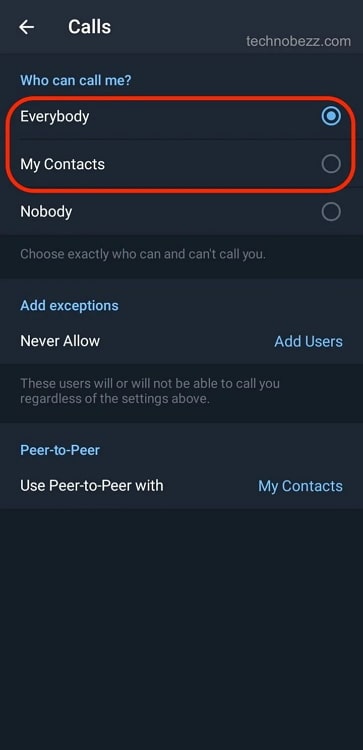  fix sorry you cannot call because of their privacy settings on telegram