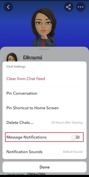 disable calls on snapchat